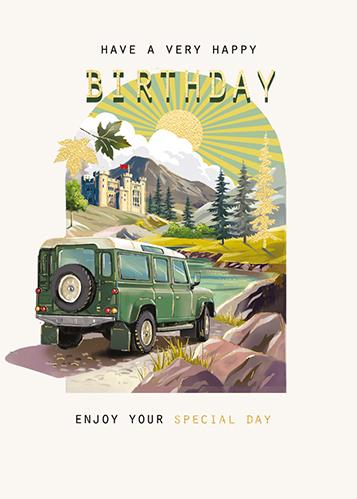 Birthday Card - Time To Explore