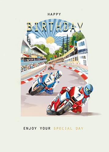 Birthday Card - The Finishing Line