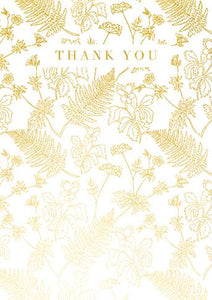 Thank You Card - Ferns and Foliage