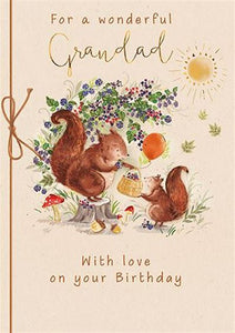 Grandad Birthday - Squirrel Basket