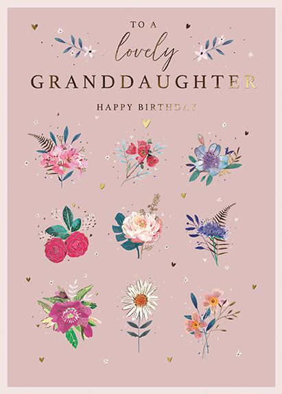 Granddaughter Birthday - Year in the Garden
