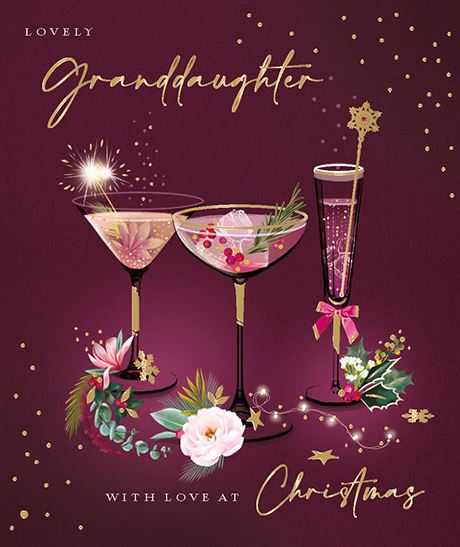 Christmas Card - Granddaughter - Christmas Celebrations