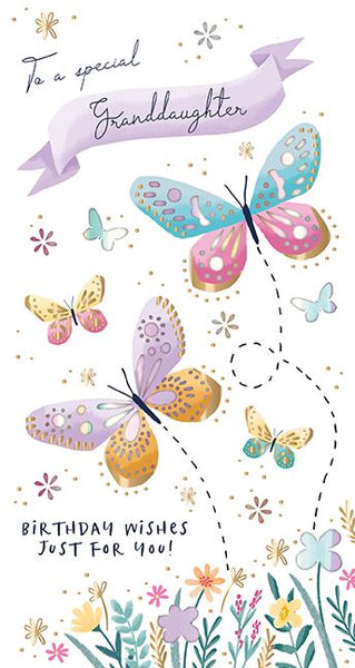 Granddaughter Birthday - Butterflies