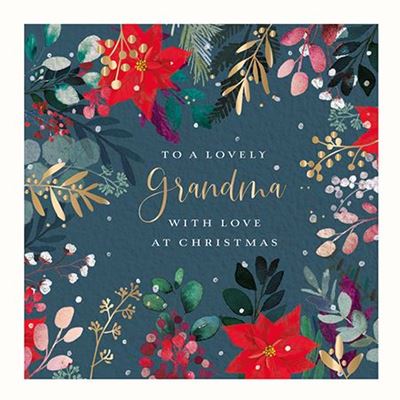 Christmas Card - Grandma - Winter Foliage