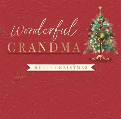 Christmas Card - Grandma - Christmas Tree