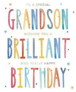 Grandson Birthday - A Special Grandson