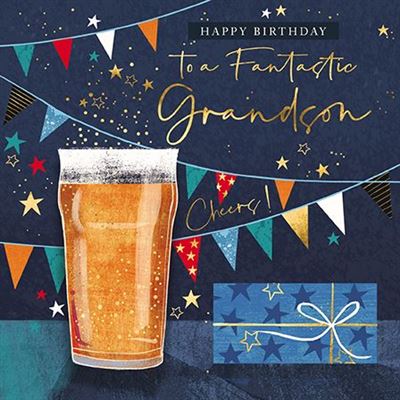 Grandson Birthday - Pint Of Beer