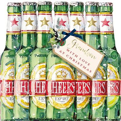 Christmas Card - Grandson - Cheers