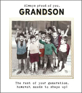 Grandson Birthday - Generation Shape Up