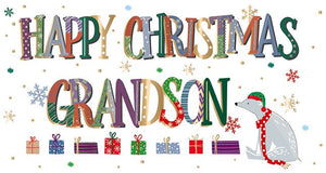 Christmas Card - Grandson - Happy Christmas Grandson