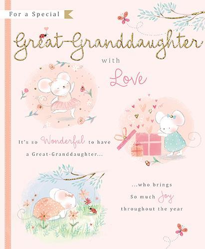 Great-Granddaughter Birthday - With Love