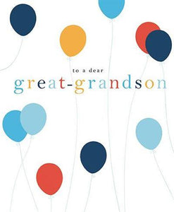 Great-Grandson Birthday - Balloons