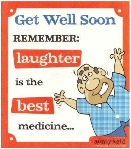 Get Well Soon Card - Best Medicine
