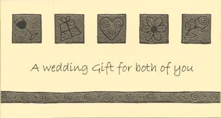Wedding Gift Card - Wedding Day Icons