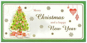 Christmas Card - Gift Wallet - Christmas Tree