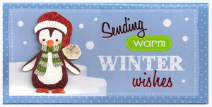 Christmas Card - Gift Wallet - Penguin