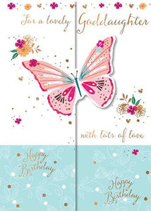 Goddaughter Birthday - Sweet Butterfly