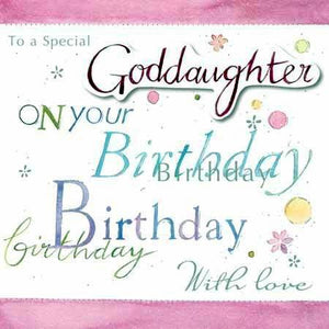 Goddaughter Birthday - Sweet Goddaughter