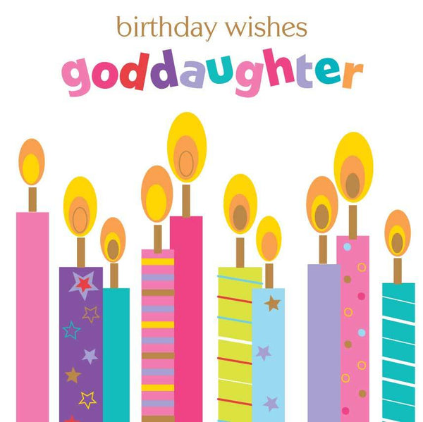 Goddaughter Birthday - Candles