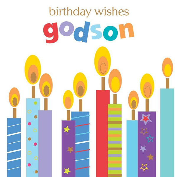 Godson Birthday - Candles