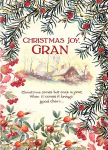Christmas Card - Gran - Christmas Joy
