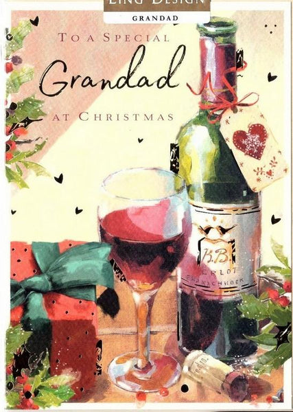 Christmas Card - Grandad - Merry Christmas