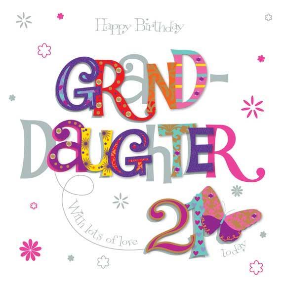 Granddaughter 21st Birthday - Granddaughter 21 8x8