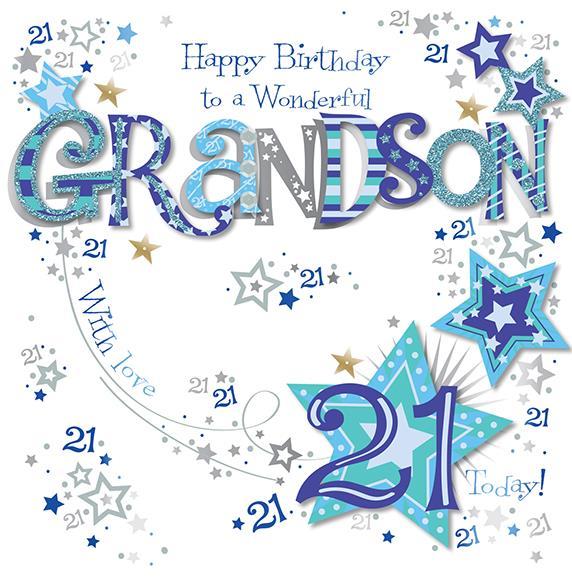 Grandson 21st Birthday - Grandson 21 8x8