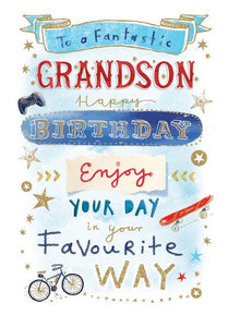 Grandson Birthday - Fantastic Grandson