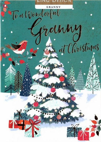 Christmas Card - Granny - Warm Christmas Wishes