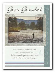 Great-Grandad Birthday - Gone Fishing