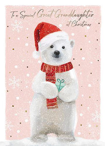 Christmas Card - Great-Granddaughter - Polar