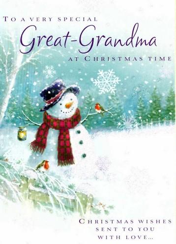 Christmas Card - Great-Grandma - Magical Christmas