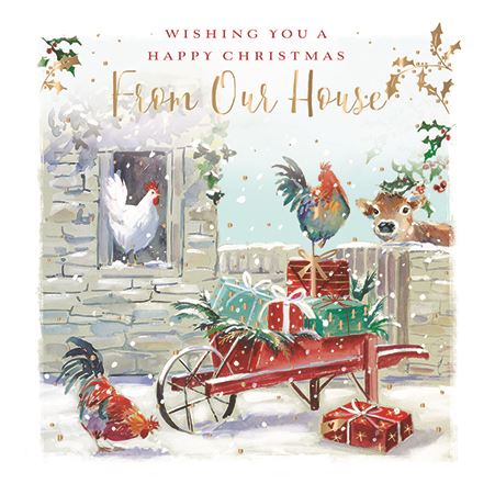 Christmas Card - Home to Home - A Special Delivery