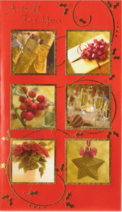 Carte de Noël - Portefeuille Cadeau - Sélection Traditionnelle