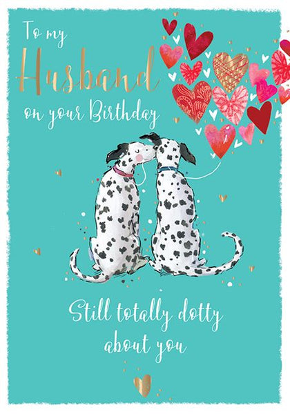 Husband Birthday - Totally Dotty About You