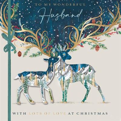 Christmas Card - Husband - Sent With Love