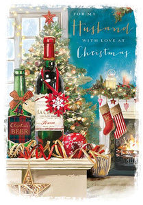 Christmas Card - Husband - Christmas Drinks