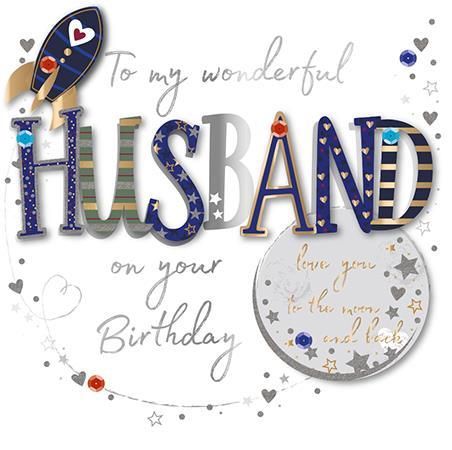 Husband Birthday - To The Moon And Back