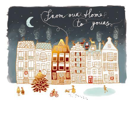 Christmas Card - Home To Home - Town Houses
