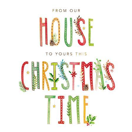 Christmas Card - Home To Home - Christmas Time