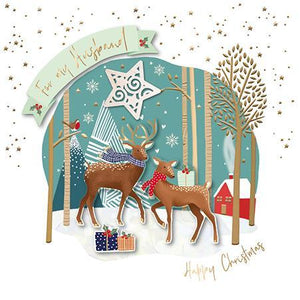 Christmas Card - Husband - Christmas Stag And Doe