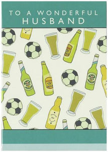 Husband Birthday - Beer, Football