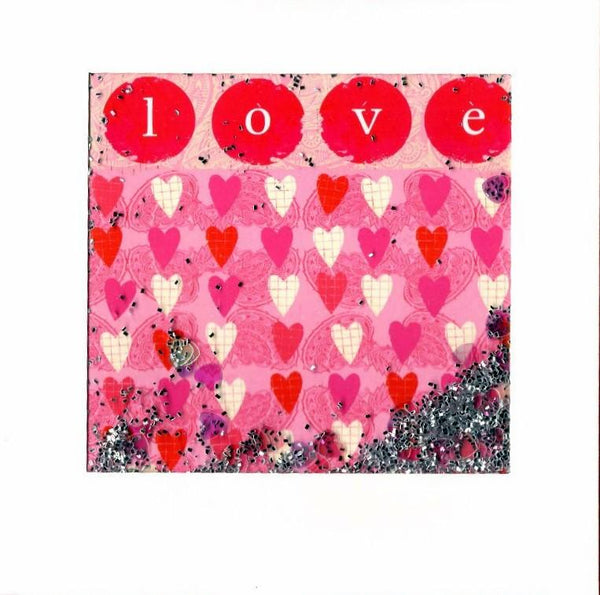 One I Love Card - Love Trailing Hearts Valentine's Day Cards in France