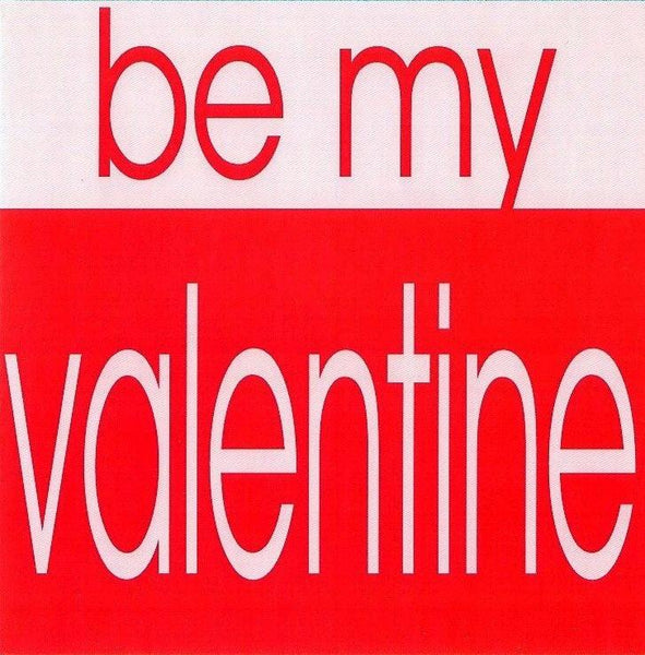Valentine Card - Text Be My Valentine Valentine's Day Cards in France