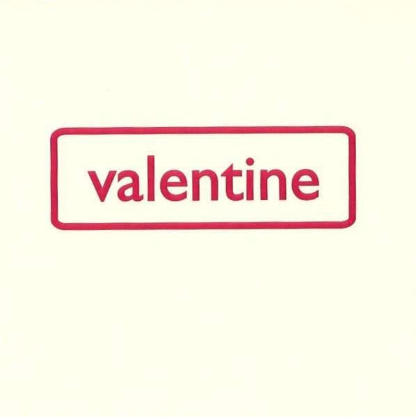 Valentine Card - Valentine Red Border