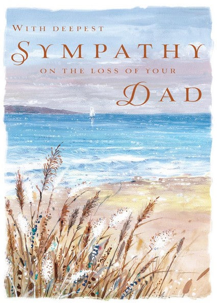 Sympathy Card - Loss Of Dad - Sail Away