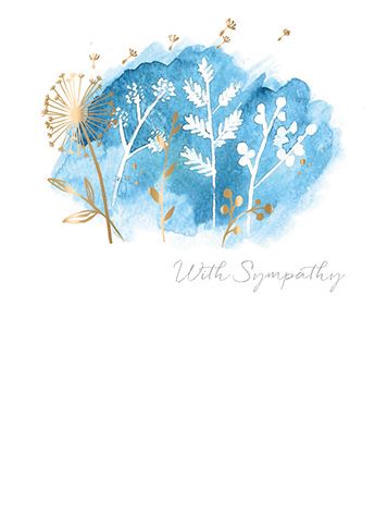 Sympathy Card - With Sympathy