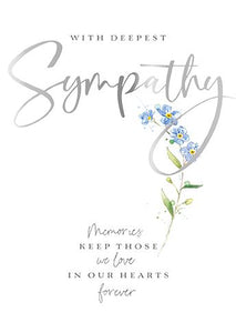 Sympathy Card - Forget Me Not