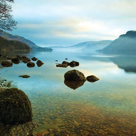 Blank Card - Ullswater At Sunrise Lake District